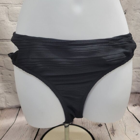 Jessica Simpson Women's Core Basic Cutout Hipster Bikini Bottoms - Picture 1 of 4